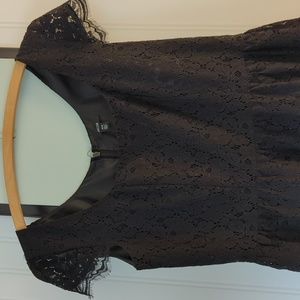 Black lace dress